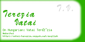 terezia vatai business card